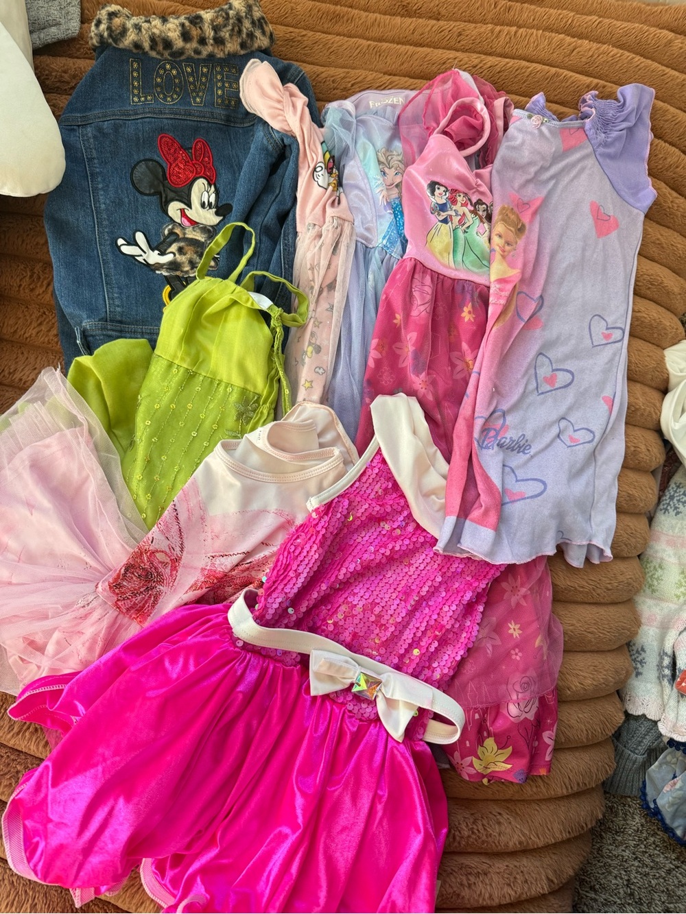 Girls' Assorted Dresses & Minnie Denim Jacket- 16 items
